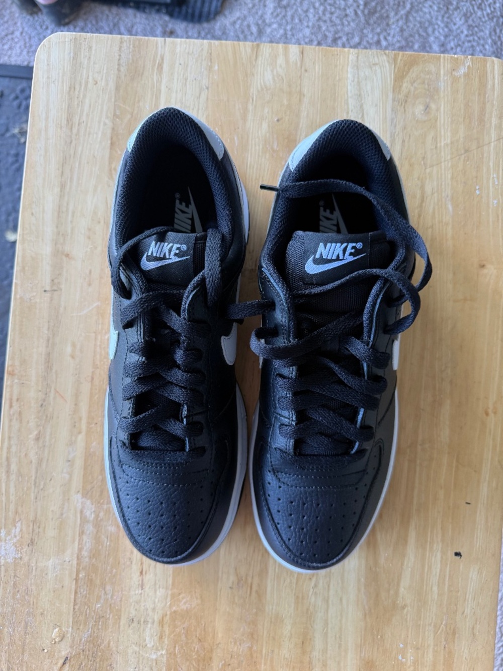 Nike Big Nike Low Black White 8M 9.5W